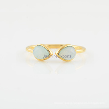 Handmade Aqua Chalcedony 925 Silver Ring Wholesale Supplier